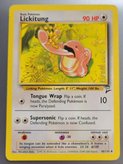 2000 Original Series Base Set 2 LICKITUNG Mitsuhiro Arita Pokemon TCG Card #48 - Image 1