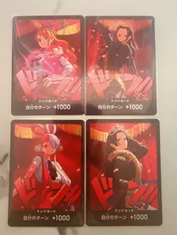 ONE PIECE EB03 Heroines Edition DON!! Card Set of 4 Doil Ver US SELLER - Image 1