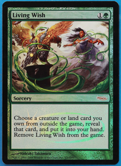 Living Wish (Judge Promo) FOIL PLD MTG MAGIC CARD (497895) ABUGames - Image 1