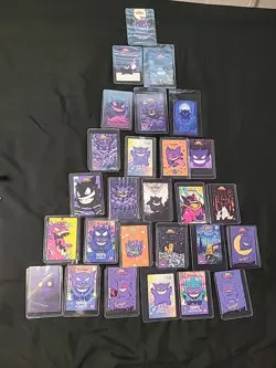 Gengar Van Gogh Cracked Ice Pokemon Halloween Database Card Lot27 Cards - Image 1