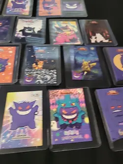 Gengar Van Gogh Cracked Ice Pokemon Halloween Database Card Lot27 Cards - Image 3