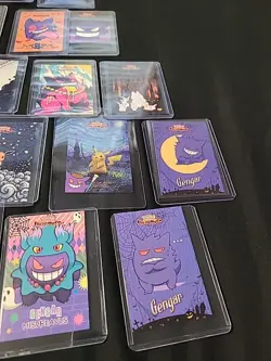 Gengar Van Gogh Cracked Ice Pokemon Halloween Database Card Lot27 Cards - Image 4
