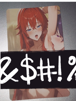 highschool dxd Rias Waifu Card - Image 1