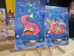 Slowpoke & Slowbro - Pokemon 2024 Card Database 1 Cracked Ice Holo US Seller - Image 2