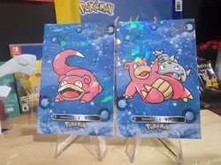 Slowpoke & Slowbro - Pokemon 2024 Card Database 1 Cracked Ice Holo US Seller - Image 4