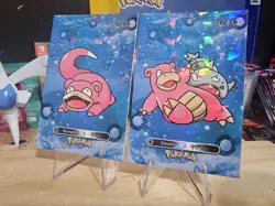 Slowpoke & Slowbro - Pokemon 2024 Card Database 1 Cracked Ice Holo US Seller - Image 5