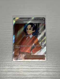 Giacomo Trainer Evolutions Prismatic English Pokemon Card 138/131 - Image 1