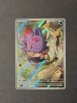 Pokemon N's Zorua 189 Sv: Scarlet & Violet Promo Cards Holo - Image 1