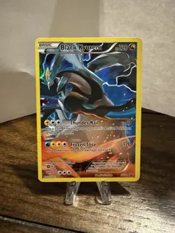 Pokemon TCG Black Kyurem XY80 Holo MP/LP 2016 XY Era Rare Card - Image 1