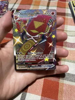 Pokemon Centiskorch VMAX Shining Fates Shiny Vault Holo Rare Card SV109/SV122 - Image 1
