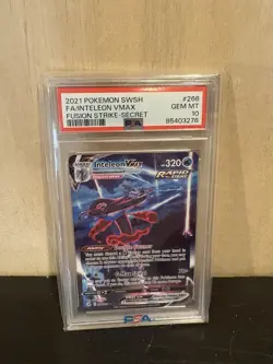 Inteleon VMAX Alternate Art Secret Holo Card PSA 10 Swsh08: Fusion Strike - Image 1