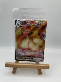 Pokemon TCG Sword & Shield Sealed Eevee Vmax Black Star Promo Card SWSH087 - Image 1