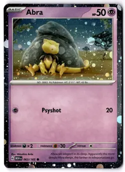 Abra - (Cosmos Holo) Promo Miscellaneous Cards & Products 063/165 NM - Image 1
