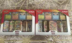 Pokemon Scarlet & Violet - 151 5-pack Mini Tins + 4 Promo Cards, 2-pack - Image 1
