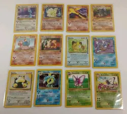 Damaged Pokemon Cards Lot Holo/Regular Inc. Snorlax Meowth Vintage HP - Image 1