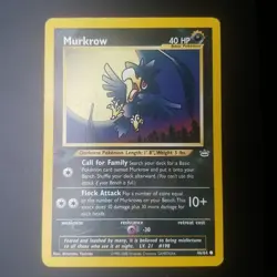 Murkrow 46/64 - 1st Edition - Neo Revelation- VINTAGE WOTC POKEMON CARD - NM/LP - Image 1