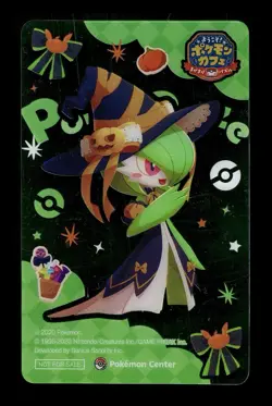 [LP] Halloween Gardevoir Japanese Pokemaze Clear Card Promo Pokemon Cafe A - Image 1