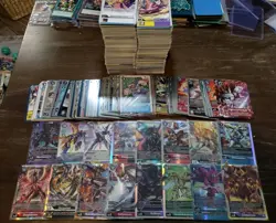 Digimon Card Lot Of 800! 16 Super Rares & Tons Of Foils! - Image 1
