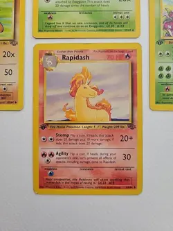 Set Of 4 VINTAGE 1st EDITION Jungle Uncommon Pokemon Cards - Image 4