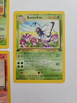 Set Of 4 VINTAGE 1st EDITION Jungle Uncommon Pokemon Cards - Image 5