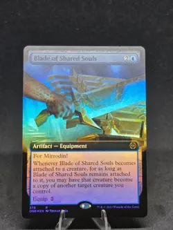 MTG Blade of Shared Souls 378 Phyrexia: All Will Be One Extended Art Foil NM - Image 1