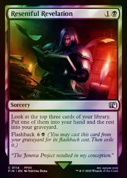 Resentful Revelation FINAL FANTASY (FIN) NM MTG Foil - Image 1