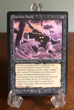 MTG Guardian Beast Arabian Nights NEAR MINT Magic The Gathering Vintage Rare - Image 1