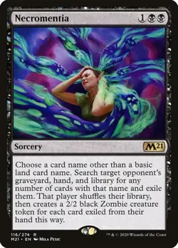 Necromentia - Foil Core Set 2021 LP MTG - Image 1