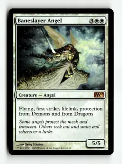 MTG | Baneslayer Angel | M10 | Foil | Light Played | English - Image 1