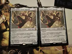 2x Iron Spider, Stark Upgrade MTG Marvel’s Spider-Man Rare Nonfoil NM - Image 1