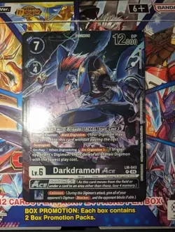 FRESHLY PULLED Digimon TCG - Darkdramon ACE LM-043 LIMITED CARD PACK - M/NM - Image 1