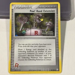 Pow! Hand Extension 85/109 EX Team Rocket Returns Reverse Holo Pokemon Card NM - Image 1