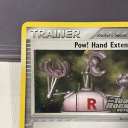 Pow! Hand Extension 85/109 EX Team Rocket Returns Reverse Holo Pokemon Card NM - Image 2