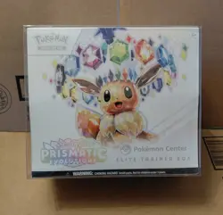 Pokemon Prismatic Evolutions Pokemon Center Elite Trainer Box ETB SEALED w/ Case - Image 1