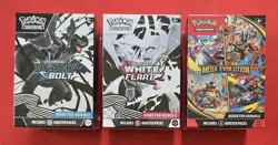 Pokemon S&V Black Bolt S&V White Flare Mega Evolutions Booster Bundle 3 Box Lot! - Image 1