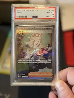 2023 POKEMON SVI EN-SCARLET & VIOLET SPECIAL ILLUSTRATION RARE #250 JACQ PSA 10 - Image 1