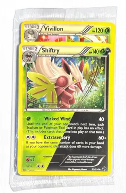 Shiftry 11/114 Vivillon 15/162 ~ Pokemon Dual Promo ~ Sealed Holo Cosmos - Image 1