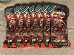 26X Pokemon Twilight Masquerade Factory Sealed Sleeved Booster Packs - Image 3
