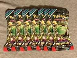26X Pokemon Twilight Masquerade Factory Sealed Sleeved Booster Packs - Image 4