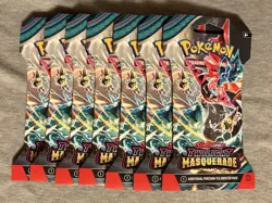 26X Pokemon Twilight Masquerade Factory Sealed Sleeved Booster Packs - Image 5
