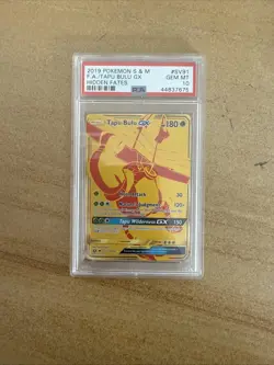 Pokemon PSA 10 Tapu Bulu GX Hidden Fates SV91/SV94 Holo Secret Rare - Image 2