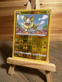 Pokemon Sword & Shield Base Set Yamper (074) #074/202 Reverse Holo NM - Image 1