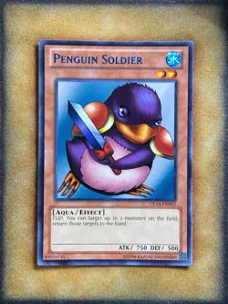 Yugioh Penguin Soldier DL18-EN002 Duelist League Rare BLUE NM - Image 1