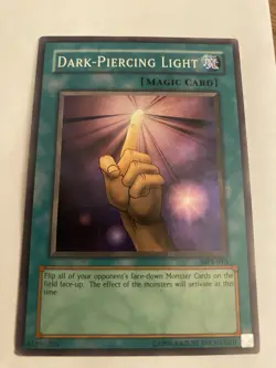 YuGiOh • Dark-Piercing Light • MP1-015 • McDonald's Promo Holo Super Rare • HP - Image 1