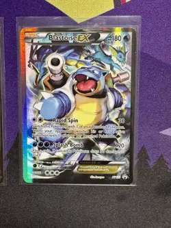 Pikachu XY124 | Venusaur XY123 | Blastoise XY122 Pokemon Promo 3 Card Lot XY - Image 4