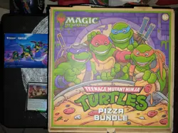 TMNT Magic The Gathering Pizza Bundle Box And Promo Card NYCC Exclusive 2025 - Image 1