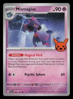 Mismagius Trick or Trade BOOster 2023 #088/193 Uncommon Pokemon Card - Image 1
