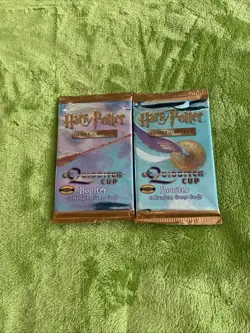 Harry Potter Quidditch Cup Trading Card Game Booster Pack 2001 Sealed Lot Of 2 - Image 1