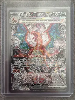 Pokemon TCG Charizard EX Holo Ultra Rare Card 223/197 SV03 Obsidian Flames - Image 1