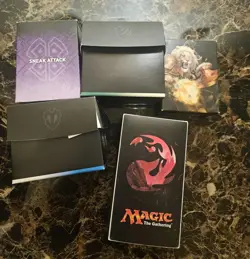 Mixed Lot of Magic the Gathering Cards, with 2 counter wheels, has rares - Image 1